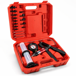 Kit de purge de <span class=keywords><strong>freins</strong></span> sous vide 21 pièces, outil de vidange d'huile automobile, purgeur de <span class=keywords><strong>freins</strong></span> sous vide manuel - Product Image 1