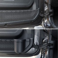 Organisateur de boîte de rangement de porte avant ABS, accessoires d'intérieur de voiture de haute qualité pour Jeep Wrangler JK 2/4 portes 2011-2017