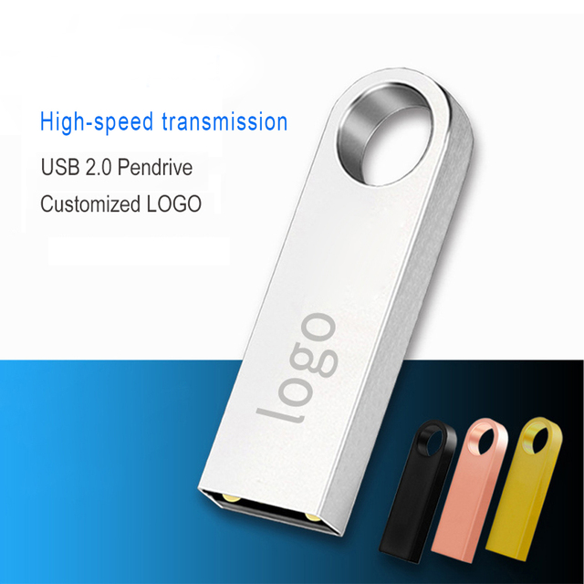 Hot Selling 16GB Mini USB Flash Drive New Stock Metal USB 2.0 3.0 Interface