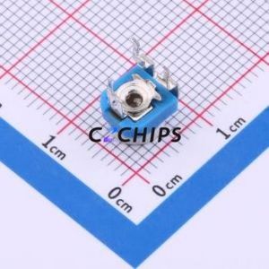 RM065-203ตัวต้านทาน/โพเทนชิออมิเตอร์แบบปรับได้ (20K) ตัวต้านทานผ่านรู (THT) 20Kohm 25% 100mW - Product Image 2