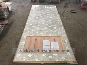 Chinesische Fabrik Lagerbestände Großhandelspreis Hochwertige 3D-Design Naturmarmor-Fliesenmosaik für Wand Boden Heimdekoration - Product Image 2