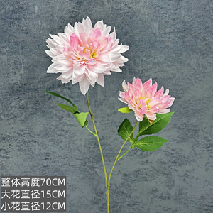 ดอกไม้ผ้าไหมเทียม <span class=keywords><strong>Epiphyllum</strong></span> และดอกรักเร่เครื่องประดับตกแต่งบ้านงานแต่งงานตกแต่งดอกไม้ข้ามพรมแดน - Product Image 3