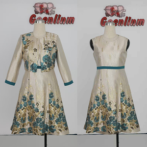 Conjunto Elegante para Mujer, Vestidos de Talla Grande Estilo Turco, Ropa Femenina, Vestidos Casuales con Estampado Floral para Damas - Product Image 1