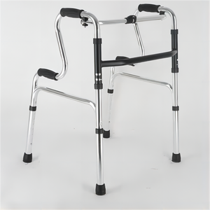 Poignée en éponge en acier inoxydable à double courbure de haute qualité Classe I Walker pour personnes handicapées <span class=keywords><strong>A</strong></span>înés Réglable - Product Image 2
