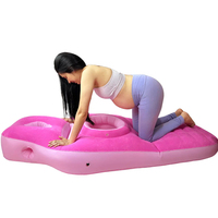 Lit gonflable de maternité complet du corps Oreiller de grossesse Soutien du sommeil du ventre Soulagement des douleurs dorsales Confort Yoga Massage Polyvalent OEM