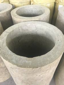 Tuyau de laine de roche de tube de laine minérale de la norme 100mm d'ASTM pour les matériaux efficaces d'isolation de tube de vapeur - Product Image 2