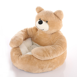 Sofá cama para mascotas con abrazo de oso al por mayor/casa semicerrada extraíble lavable para gatos y perros/cama para mascotas de felpa - Product Image 2