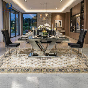 Conjuntos de Comedor Modelo Nuevo 2022 con Mesa de Mármol de Diseño Moderno - Product Image 3