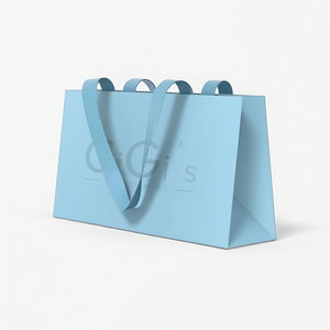 Biểu tượng tùy chỉnh Quà Tặng nghệ thuật giấy Tote mua sắm túi bao bì bán buôn Kraft quần áo/Giày Túi giấy bao bì quà tặng với xử lý - Product Image 4