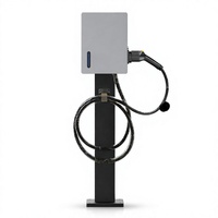 Pengisi Daya EV AC Tipe 2 7KW OCPP Smart Wallbox Dengan Kontrol Aplikasi Untuk Pengisian Daya Komersial Dan Rumah Tangga