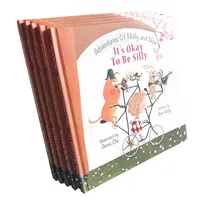 Funda dura con impresión personalizada para niños, libro de cuentos con imagen personalizada, venta al por mayor
