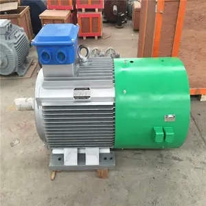 Penggerak Langsung Bertenaga Air Tanpa Sikat 3 Fase AC PMG 200RPM 25KW Alternator Magnet Permanen