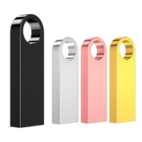 Memoria USB de Alta Velocidad 2.0 3.0, Pendrive Metálico con Forma de Llave, 1GB 2GB 128GB, 64GB 32GB 4GB 8GB 16GB
