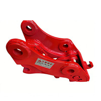 Coupleur rapide hydraulique à double verrouillage certifié CE, adapté aux excavatrices moyennes et miniatures de 1 à 45 tonnes, avec verrou de sécurité, haute qualité