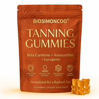 Gummies bronzantes pour adultes Sun Kissed Glow, soutien au bronzage naturel, 60 antioxydants