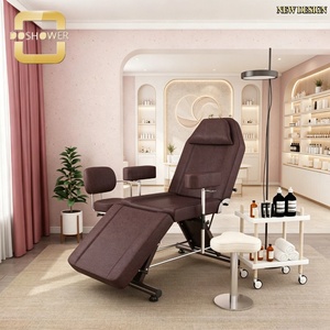 Cama Facial <span class=keywords><strong>de</strong></span> Cuero <span class=keywords><strong>de</strong></span> Alta Gama con Función Bloqueable y Ajuste <span class=keywords><strong>de</strong></span> Brazos, Ideal para Salones <span class=keywords><strong>de</strong></span> Belleza y Centros <span class=keywords><strong>de</strong></span> Tratamientos Estéticos - Product Image 1