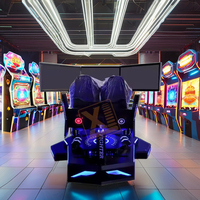 Simulateur VR à 3 écrans pour des courses automobiles palpitantes, machine de jeu vidéo d'arcade pour parc d'attractions, divertissement VR