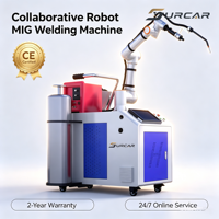 Robot collaboratif 6 axes pour soudage MIG, cobot soudeur MIG avec alimentation en fil, enseignement mobile par traînage, charge utile de 10 kg, certifié CE