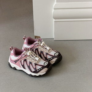 Nuovi Arrivi Primavera Estate 2026: <span class=keywords><strong>Scarpe</strong></span> Casual da <span class=keywords><strong>Bambina</strong></span> in Rete Traspirante con Blocchi di Colore, Antiscivolo, Stile Tedesco - Product Image 2