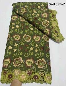 Nouveau style de tissu en dentelle africaine, voile <span class=keywords><strong>suisse</strong></span> 100 % coton, dentelle <span class=keywords><strong>suisse</strong></span> en voile en <span class=keywords><strong>Suisse</strong></span> 2026, matière pour vêtements en dentelle sèche - Product Image 5