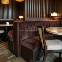 Solution Complète de Mobilier de Café : Banquettes Modulables pour Restaurants, Fourniture Directe Usine, Couleurs Personnalisables