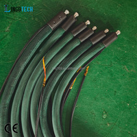 Selang PTFE Fleksibel Tahan Suhu Tinggi 60-250 Derajat Celcius, Selang Pemanas Listrik untuk Mesin Dynatec 25Mpa 100W/m 80MPa