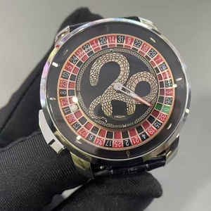 Reloj Mecánico Automático con Esfera de Esqueleto y Logotipo Personalizado, Caja de Acero Inoxidable y Correa de Cuero - Diseño Moderno - Product Image 1