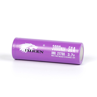 Prix usine IMREN 3.7V 21700 3000mah 50A Batterie au lithium-ion pour outils électriques de scooter