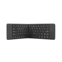 Teclado Inalámbrico Plegable Portátil con Panel Táctil, Mini Teclado Recargable para Teléfono, Tableta, Computadora Portátil, PC, iOS, Android, HarmonyOS