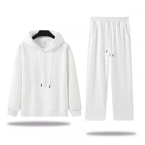 Ensemble de sweat-shirts à capuche unisexe pour homme, doublure polaire 400 GSM, coupe ample, impression personnalisée OEM, hiver, manches longues - Product Image 4