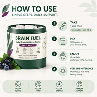 Bâtonnets quotidiens pour le bien-être cérébral des adultes, antioxydants, soutien immunitaire, apport d'énergie, différentes saveurs, 15 unités, OEM HALAL