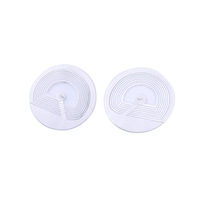 Étiquette antivol souple ronde 30 mm RF 8,2 MHz pour la prévention des pertes en magasin de maquillage et de produits diversifiés, avec colle forte