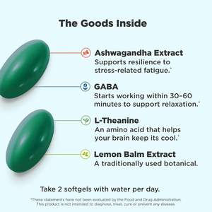 Capsules molles OEM/ODM Ashwagandha GABA Théanine pour la gestion du stress et l'énergie chez l'adulte, emballage personnalisable, immunité - Product Image 2