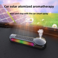Aleación innovadora Nuevo purificador de aire para automóvil AI Atomización solar Difusor de aroma Smart Start-Stop Car Fragrance Pickup