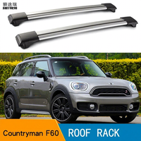 2 barres de toit pour MINI Countryman F60 2017-2022, barres latérales en alliage d'aluminium, rails transversaux, porte-bagages de toit