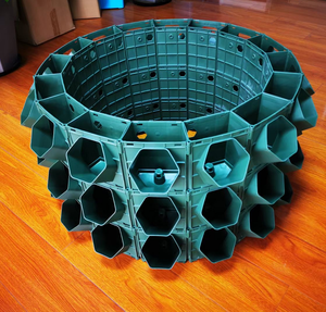 Jardinera Modular Apilable para Pared Verde, Sistema de Jardinera Vertical para Paredes Planas, Pilar Verde Vertical y Horizontal - Product Image 4