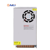 Alimentation industrielle à découpage 110V-220V CA 12V 20A CC 250W, sortie unique, construction en aluminium, efficacité >90%, refroidissement par ventilateur
