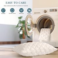 Oreillers de lit de collection hôtelière taille Queen Luxe 100% coton Tissu doux Oreiller pour dormeurs sur le côté et sur le dos