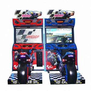 Machine de jeu d'arcade Moto GP, simulateur de moto à monnayeur, jeu vidéo pour parc d'attractions, en anglais, 1 joueur - Product Image 3