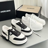 Nouvelles baskets en cuir à boucle moine imperméables, respirantes et antidérapantes, à bout bas et lacets, pour toutes les saisons – Collection Semaine de la Mode 2026