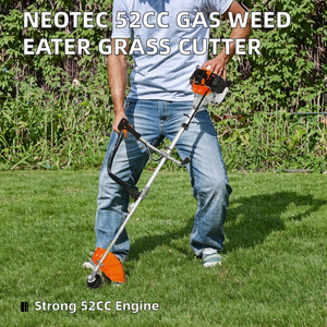 Cortadora de Césped y Desbrozadora Inalámbrica <span class=keywords><strong>NEOTEC</strong></span> de 2 Tiempos y 52CC a Gasolina para Maleza y Hierba - Product Image 2