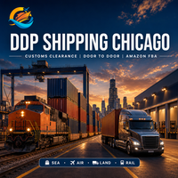 Expédition DDP Chicago IL Transitaire international Dédouanement Service logistique porte-à-porte Amazon FBA