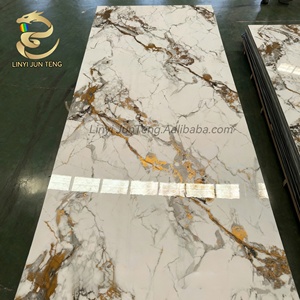 <span class=keywords><strong>Panel</strong></span> de Pared UV de Alto Brillo, Lámina de Mármol de 1220*2800 mm, <span class=keywords><strong>Panel</strong></span> UV para Decoración de Restaurantes, Azulejo de Pared Flexible Resistente al Agua - Product Image 2