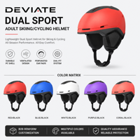 Casque de ski et snowboard personnalisable pour adulte, certifié CE EN1078, avec masque intégré, idéal pour les sports d'hiver – Ventes flash OEM