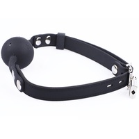 Gag médical en Silicone, gant à bille avec sangle, boule