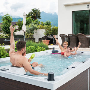 Spa et bains à remous extérieurs pour 5 personnes, piscine à tourbillon jakozy, bains à eau et jacuzzi extérieurs - Product Image 2