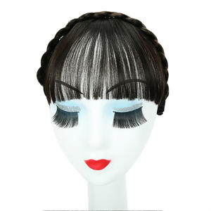 Fujia <span class=keywords><strong>capelli</strong></span> anteriori frangia <span class=keywords><strong>extension</strong></span> <span class=keywords><strong>capelli</strong></span> sintetici parrucche fascia per donne ragazze - Product Image 2