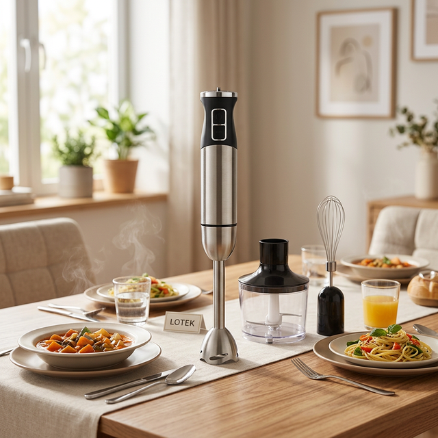 OEM Customized 860ml Chopper Electric Kitchen Appliances Food Immersion Hand Blenders