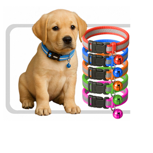 Premium Puppy Reflector <b>Collar</b> Adjustable Comfortable Pet <b>Collar</b> for Safety Visibility Daily Walking and Outdoor Use - Product Image 2
