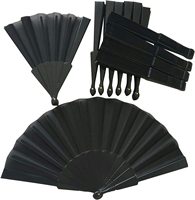 Vente flash - Éventails pliants personnalisés avec logo - Éventail pliant en bambou de 13 pouces pour mariage